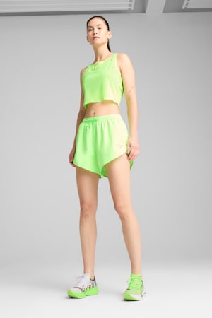 PUMA x HYROX ULTRAWEAVE Velocity 4" Shorts Women, Green Glare, extralarge-GBR
